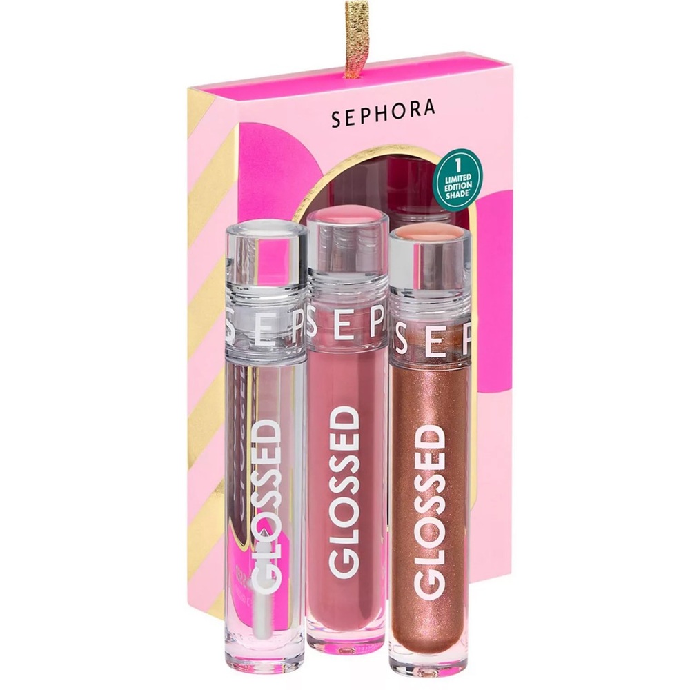 SEPHORA COLLECTION Glossed Lip Gloss Trio Limited Edition Gift Set, Sold Out